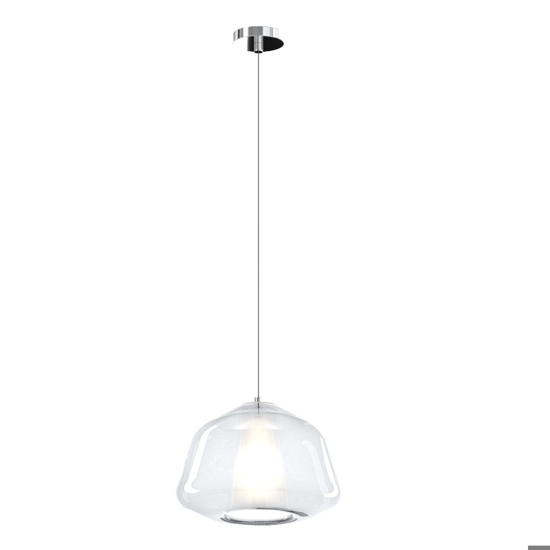 Lampada per camera da letto moderna vetro trasparente toplight
