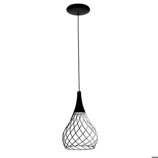 Stilnovo mongolfier lampadario da cucina nero led 3000k dimmerabile