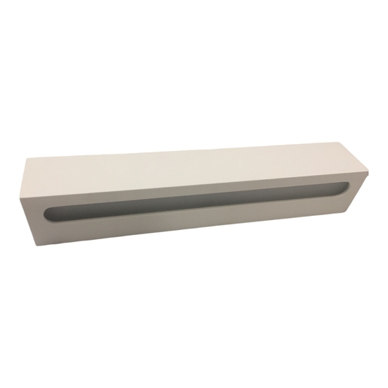 Isyluce applique rettangolare gesso bianco led 30w 3000k