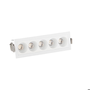 Cestello faretti 10w 3000k da incasso isyluce exacta per controsoffitto