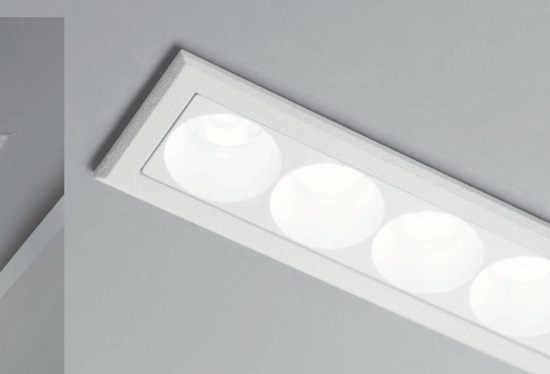 Faretto isyluce exacta bianco da incasso per controsoffitto led 15w 3000k