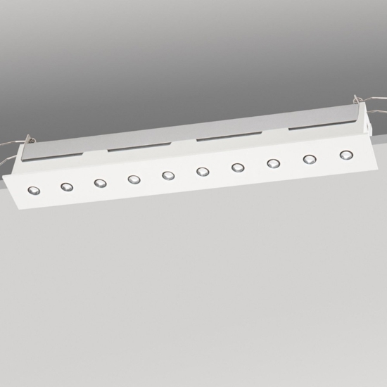 Fari da incasso a led a cestello bianco 18w 4000k isyluce
