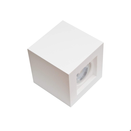 Faretto cubo da soffitto di gesso bianco isyluce