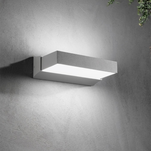 Applique da esterno ap nic ondaluce  4000k grigio