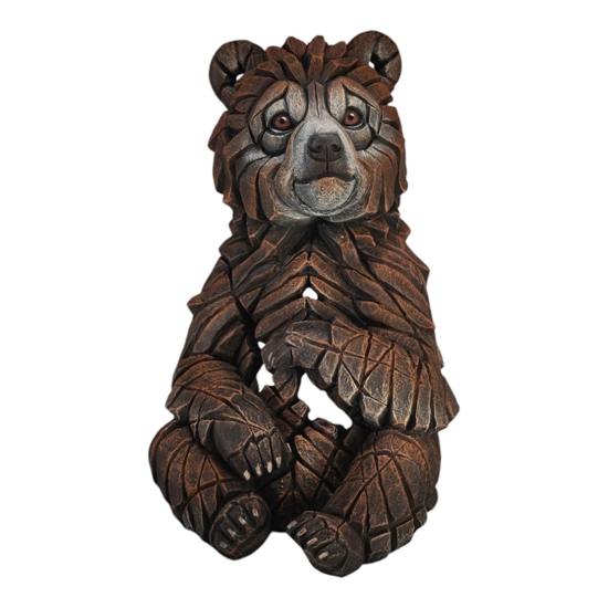 Scultura cucciolo di orso soprammobile 