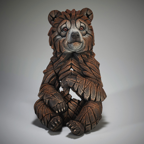 Scultura cucciolo di orso soprammobile 