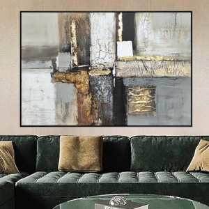 Visualizza i dettagli per Quadro dipinto astratto moderno tela 120x80 cornice nera Quadro dipinto astratto moderno tela 120x80 cornice nera