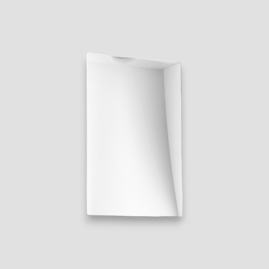 Segnapasso faretto di gesso da incasso parete cartongesso