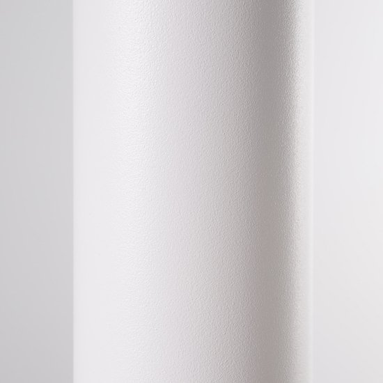 Cilindro da soffitto faretto gu10 bianco metallo