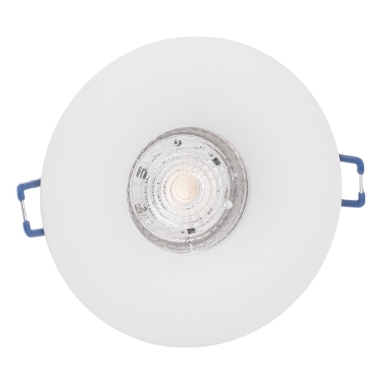 Faretto da incasso a soffitto in metallo bianco