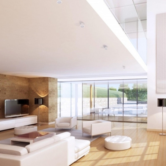 Faretto led bianco 7w 3000k tondo moderno