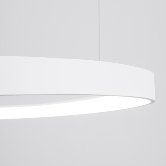 Lampadario led triangolare bianco 48w 3000k moderna