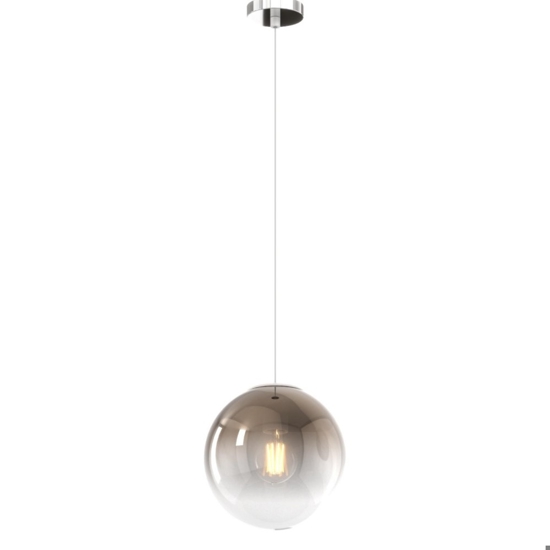 Lampada sfera di vetro a sospensione toplight bronzo per comodino