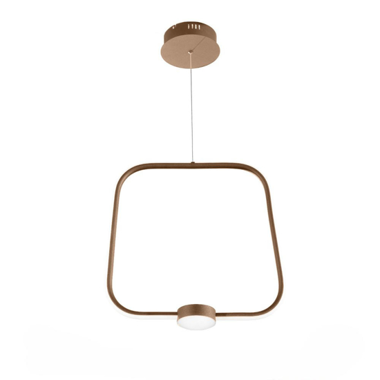 Ondaluce so alfa gr oro lampadario moderno led