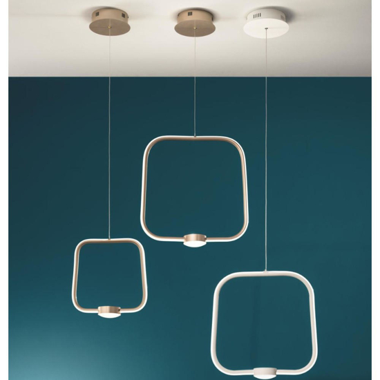 Ondaluce so alfa gr oro lampadario moderno led