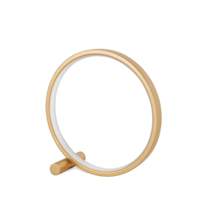 Lampada da comodino abat-jour rotonda oro led 13w 3000k
