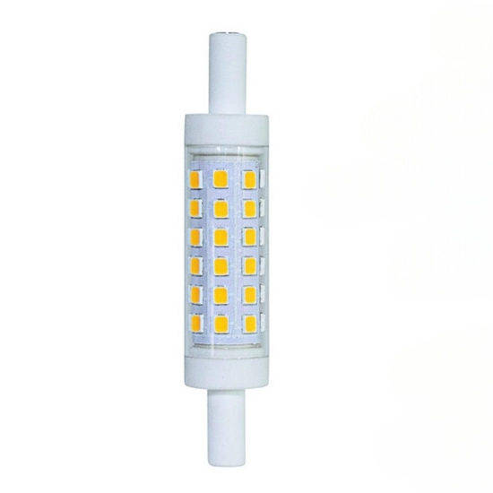 Lampadina life r7s led 5w 3000k 78mm 550lm ottica 360