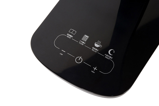 Lampada da tavolo nera moderna led 10w dimmerabile 2700-6500k