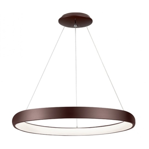 Lampadario cerchio led marrone 50w 3000k  per soggiorno