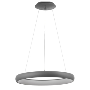 Lampadario led 3000k cerchio grigio 60cm dimmerabile