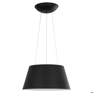 Visualizza i dettagli per Lampadario per cucina moderna nero led cono rovesciato Lampadario per cucina moderna nero led cono rovesciato