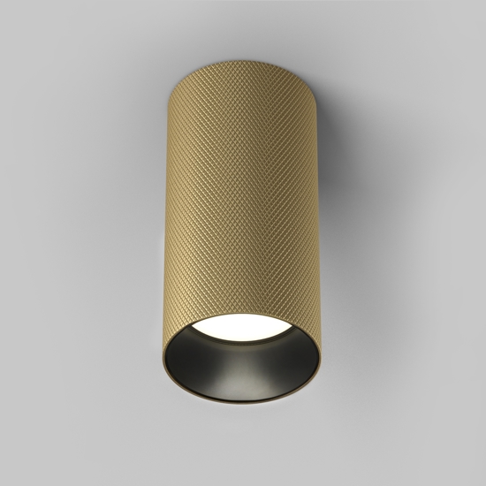Maytoni artisan faretto da soffitto cilindro oro satinato