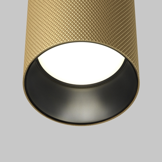 Maytoni artisan faretto da soffitto cilindro oro satinato