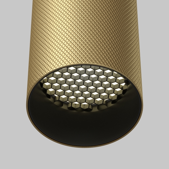 Maytoni artisan faretto da soffitto cilindro oro satinato