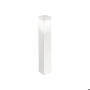 Gea luce sury lampioncino 60cm da giardino bianco moderno squadrato