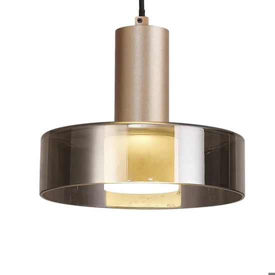 Lampada a sospensione oro design moderno