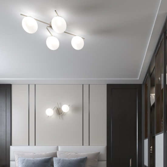Plafoniera moderna per soggiorno sabbia top light holly
