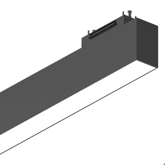 Ideal lux arca modulo faretto led 48v 13w 4000k nero per binario monofase ottica 100