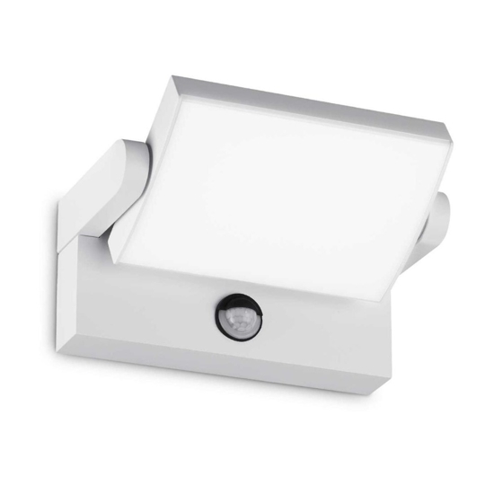 Swipe ap sensor ideal lux applique da esterno led 3000k  bianco con sensore