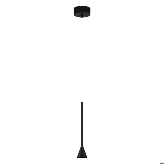 Lampada a sospensione led 6w 3000k cono per isola
