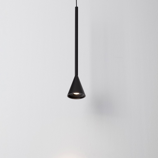 Lampada a sospensione led 6w 3000k cono per isola