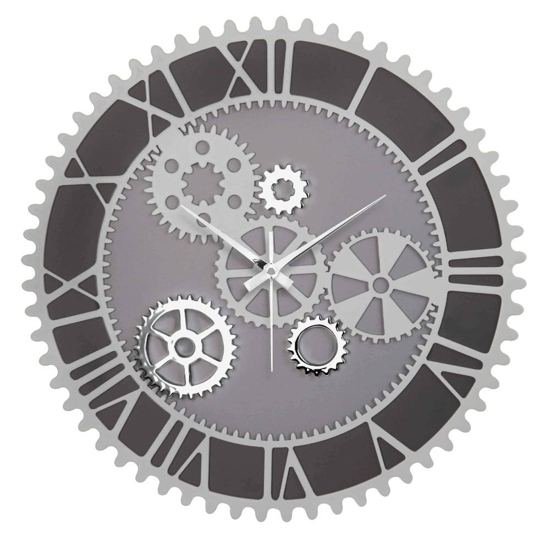 Orologio da parete ingranaggi grigio bongelli preziosi