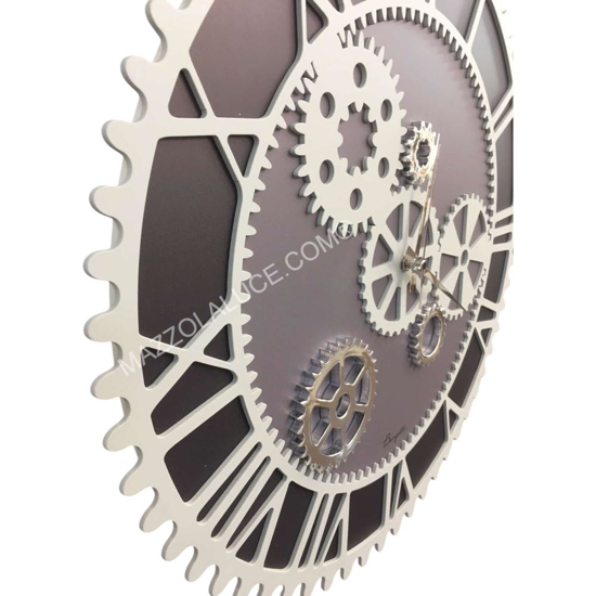 Orologio da parete ingranaggi grigio bongelli preziosi
