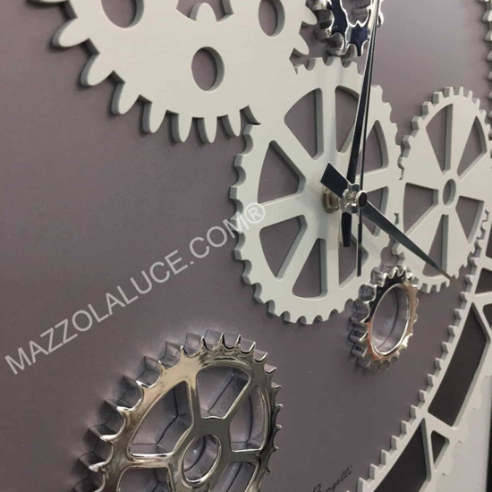 Orologio da parete ingranaggi grigio bongelli preziosi