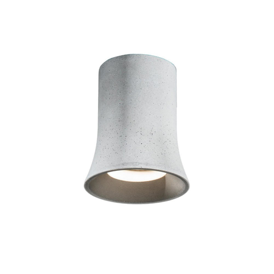 Ondaluce pl rock faretto da soffitto in cemento grigio