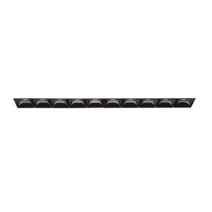 Lika fi trimless faretto led incasso per controsoffitto nero 10 luci 20w 3000k 220v