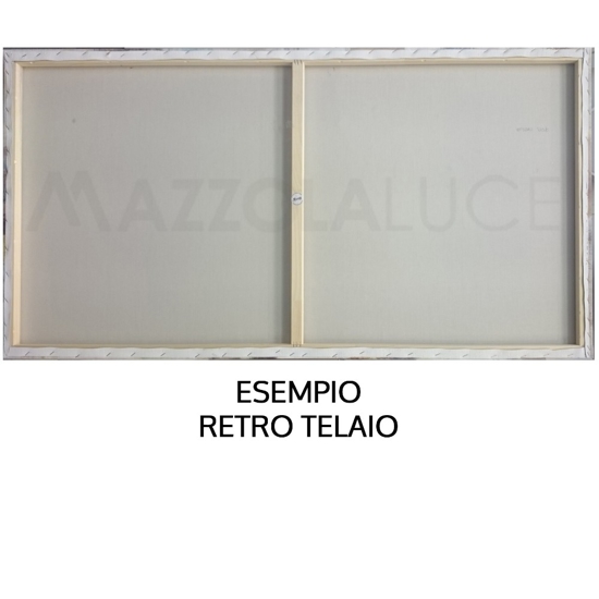 Quadro astratto moderno triangoli cromati 50x35