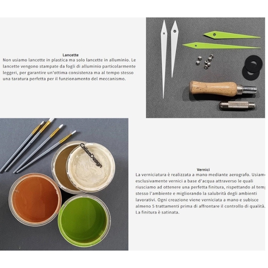 Orologio moderno da parete design legno grigio
