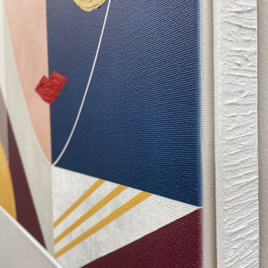 Quadro moderno verticale 50x70 astratto tela decorata