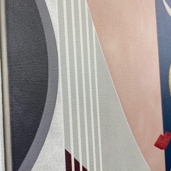 Quadro moderno verticale 50x70 astratto tela decorata