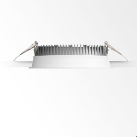 Ideal lux deep fi faretto a led da incasso rotondo ip44 su cartongesso 20w 3000k