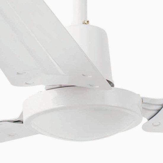 Ventilatore da soffitto a pale bianco fino a 28mq