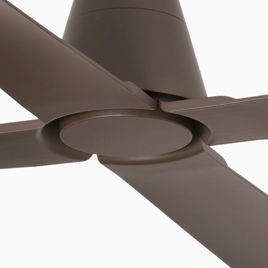 Ventilatore per esterno da soffitto a pale marrone