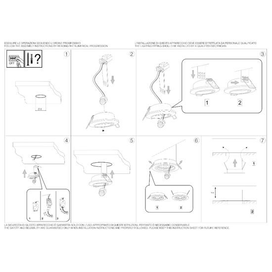 Kit box 3 jazz fi ideal lux faretto da incasso per cartongesso nickel rotondo