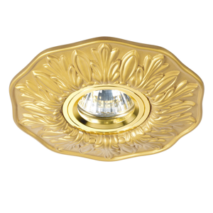 Ideal lux polka fi faretto da incasso a soffitto ottone oro