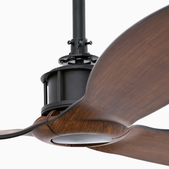 Ventilatore a pale effetto legno da soffitto fino a 17mq stile industriale
